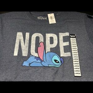 Disney Stitch Blue and Gray Kids Tee